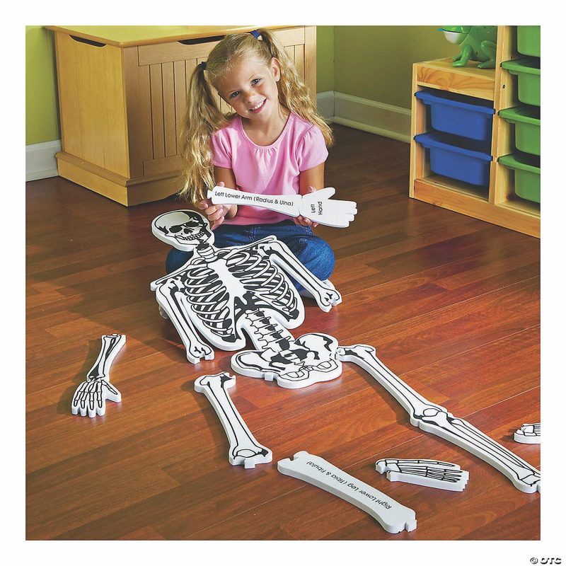 Hands-On Puzzles | Learning Resources® Skeleton Foam Floor Jigsaw Puzzle Brain Teasers & Puzzles Hands-On Puzzles