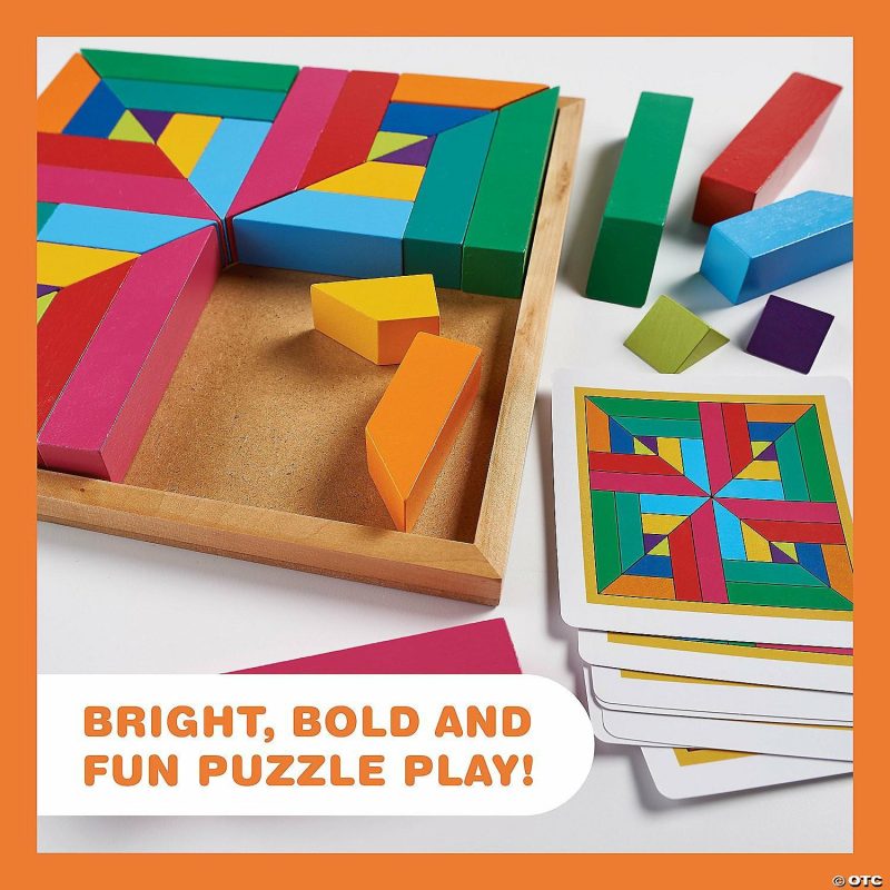 Hands-On Puzzles | Pattern Play: Bright Colors Brain Teasers & Puzzles Hands-On Puzzles