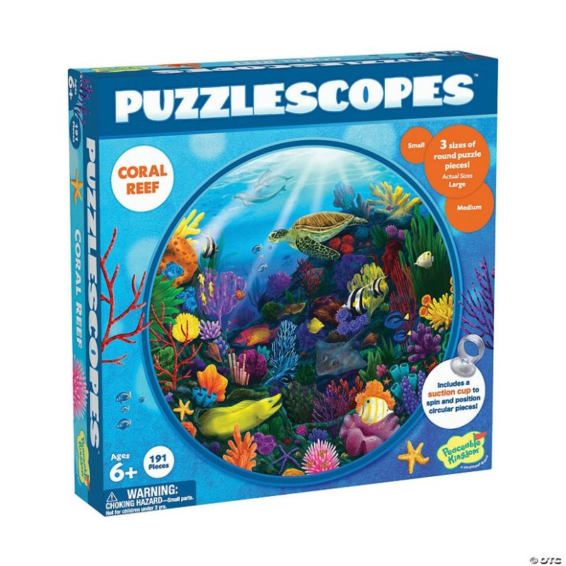 Hands-On Puzzles | Puzzlescopes: Coral Reef Brain Teasers & Puzzles Hands-On Puzzles