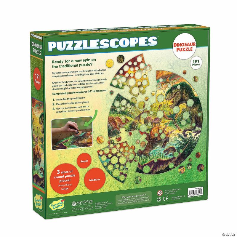 Hands-On Puzzles | Puzzlescopes: Dinosaur Puzzle Brain Teasers & Puzzles Hands-On Puzzles