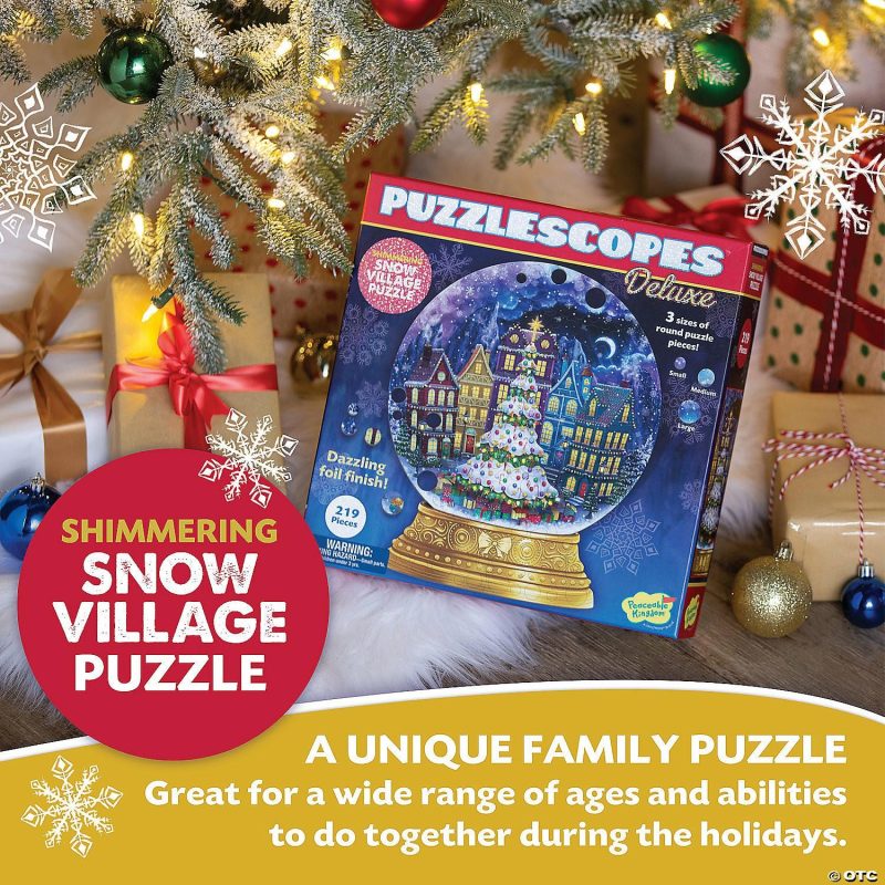 Hands-On Puzzles | Puzzlescopes: Snow Village Brain Teasers & Puzzles Hands-On Puzzles