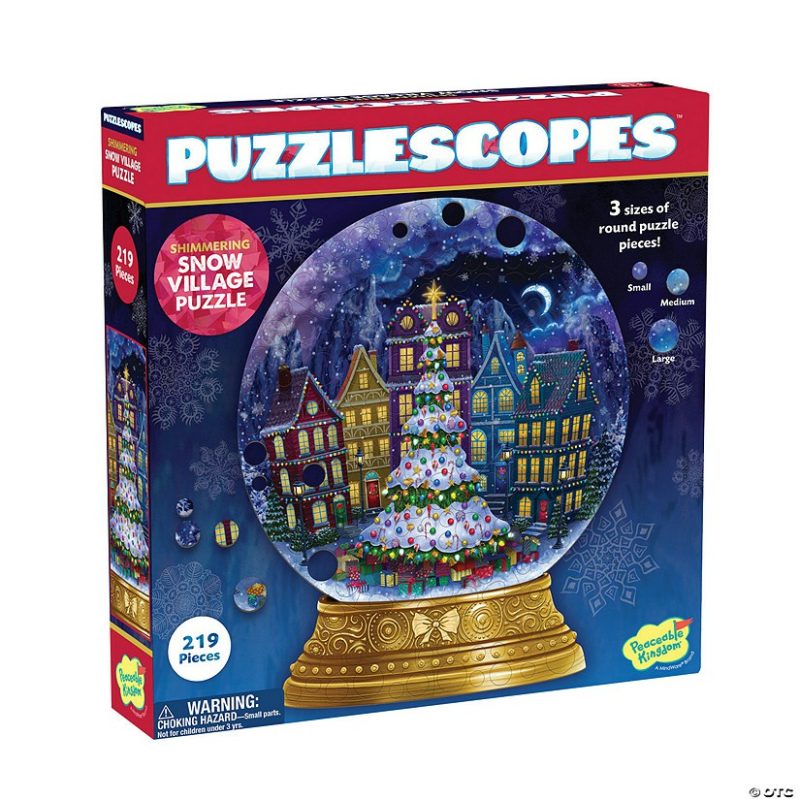 Hands-On Puzzles | Puzzlescopes: Snow Village Brain Teasers & Puzzles Hands-On Puzzles