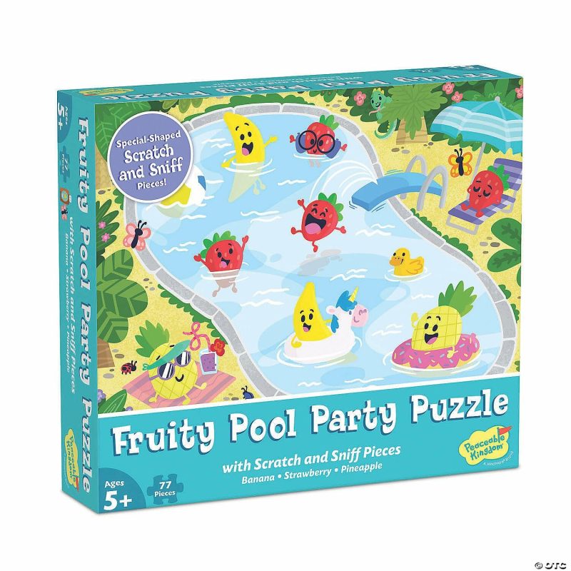 Hands-On Puzzles | Scratch And Sniff Puzzle: Fruity Pool Party Brain Teasers & Puzzles Hands-On Puzzles