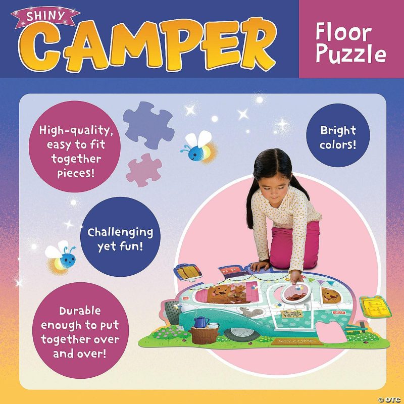 Hands-On Puzzles | Shiny Camper Floor Puzzle Brain Teasers & Puzzles Hands-On Puzzles