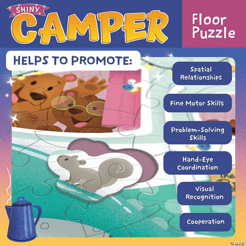 Hands-On Puzzles | Shiny Camper Floor Puzzle Brain Teasers & Puzzles Hands-On Puzzles