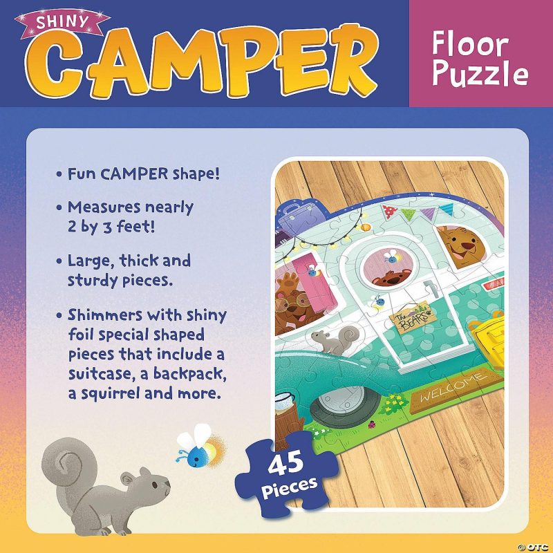 Hands-On Puzzles | Shiny Camper Floor Puzzle Brain Teasers & Puzzles Hands-On Puzzles