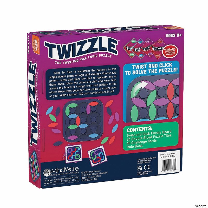 Hands-On Puzzles | Twizzle Twisting Tile Logic Puzzles Brain Teasers & Puzzles Hands-On Puzzles