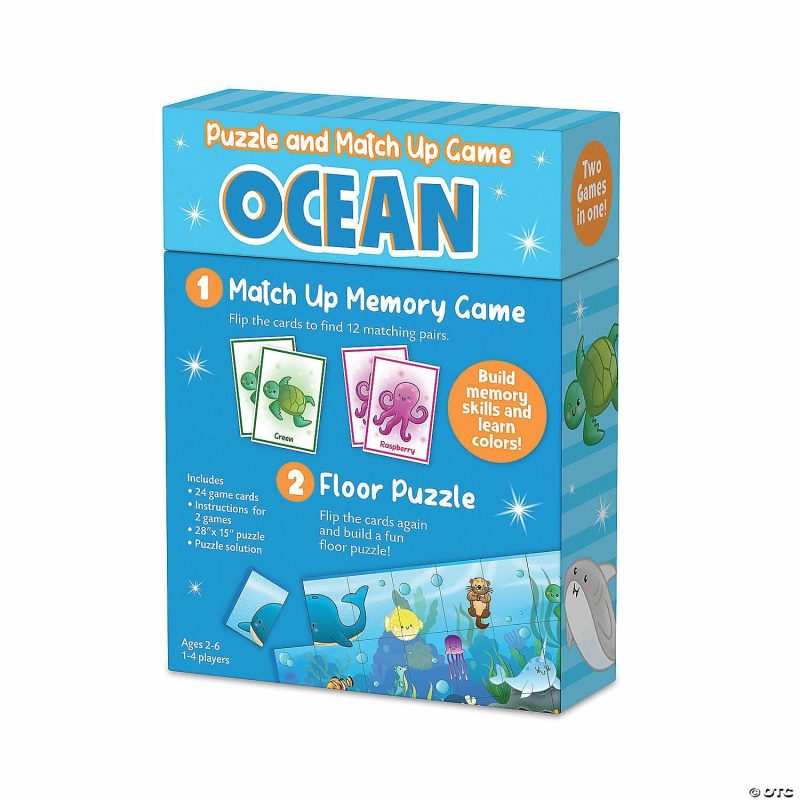 Hands-On Puzzles | Underwater Fun Color Match Up Game & Puzzle Brain Teasers & Puzzles Hands-On Puzzles