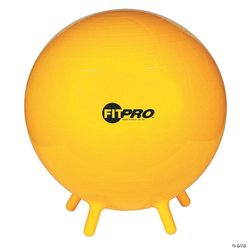 Indoor Active Play | Champion Sports Fitpro Ball With Stability Legs, 65Cm, Yellow Active Play Indoor Active Play