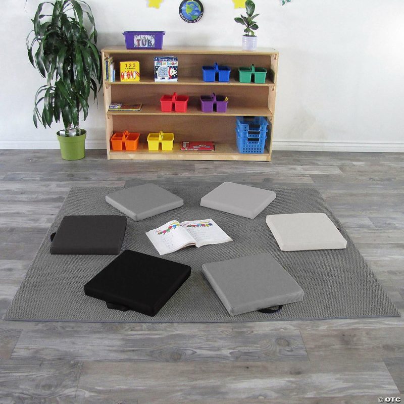 Indoor Active Play | Factory Direct Partners Softscape 15 In Square Floor Cushions, 6-Piece Active Play Indoor Active Play