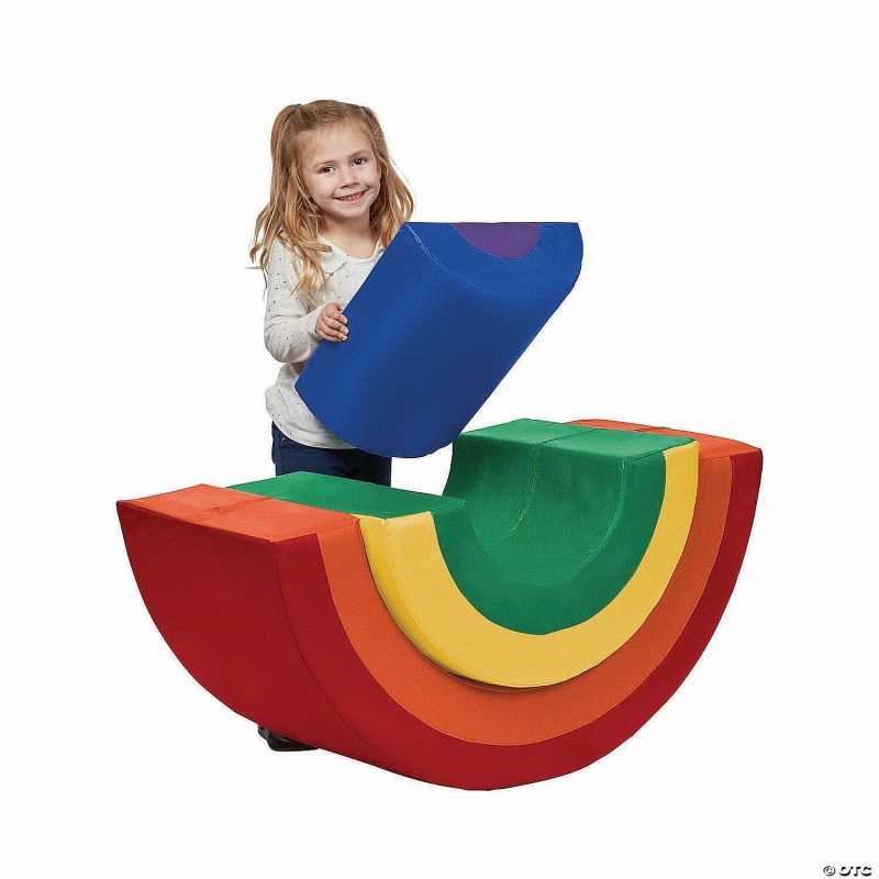 Indoor Active Play | Factory Direct Partners: Softscape Nested Rainbow Arches Active Play Indoor Active Play