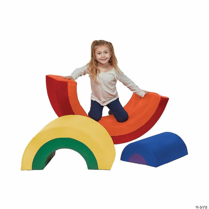 Indoor Active Play | Factory Direct Partners: Softscape Nested Rainbow Arches Active Play Indoor Active Play