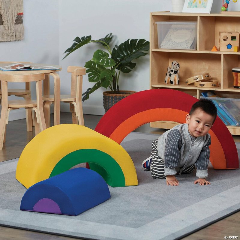 Indoor Active Play | Factory Direct Partners: Softscape Nested Rainbow Arches Active Play Indoor Active Play