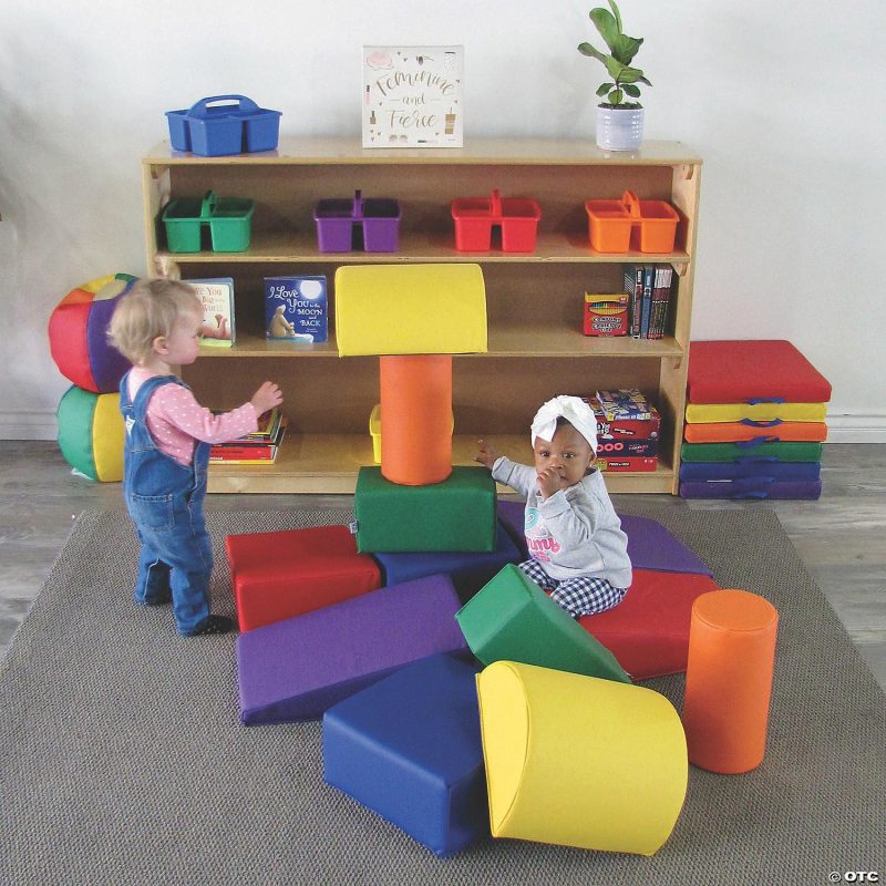 Indoor Active Play | Factory Direct Partners Softscape Toddler Builder Block Set, 12-Piece – Assorted Active Play Indoor Active Play