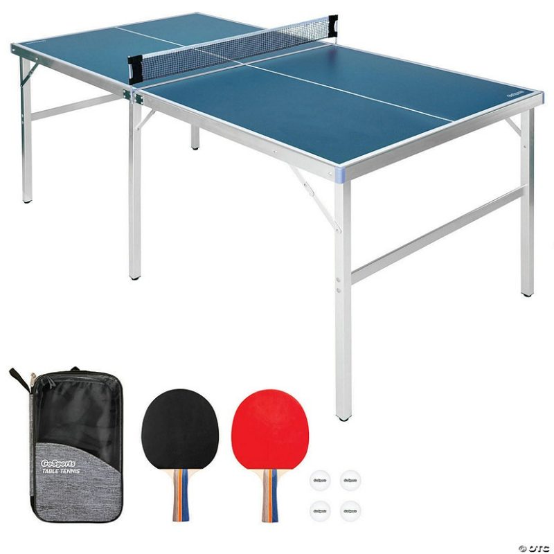 Indoor Active Play | Gosports 6’X3’ Portable Mid-Size Table Tennis Game Set Active Play Indoor Active Play