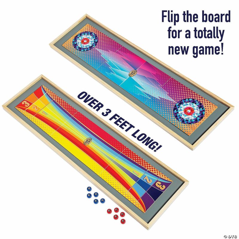 Indoor Active Play | Shuffleboard/Curling 2-In-1 Tabletop Game Active Play Indoor Active Play