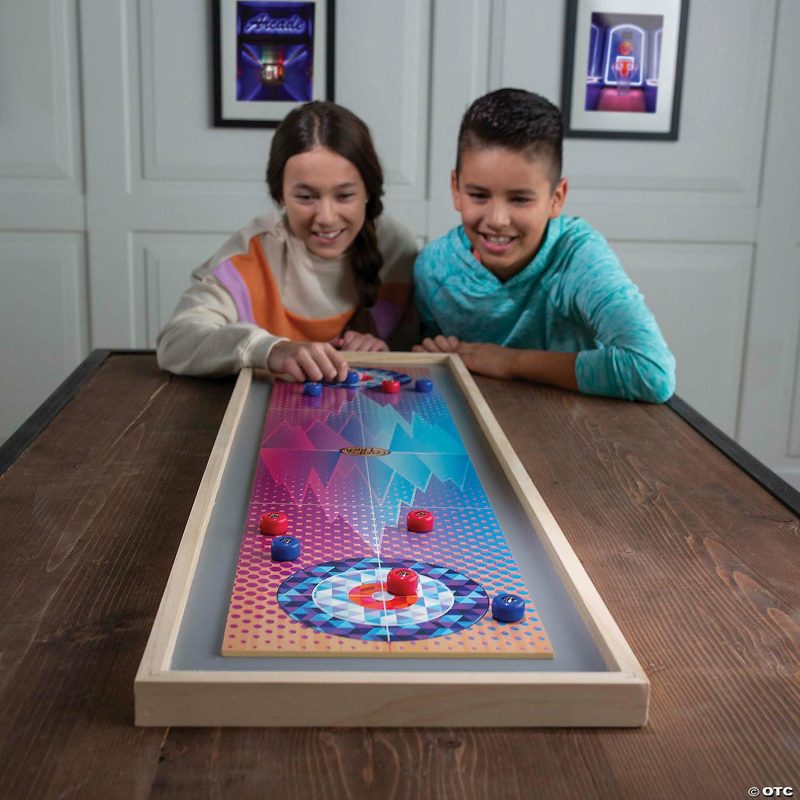 Indoor Active Play | Shuffleboard/Curling 2-In-1 Tabletop Game Active Play Indoor Active Play