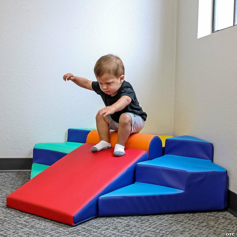 Indoor Active Play | Softscape Step Up And Slide Corner Climber – Assorted Active Play Indoor Active Play