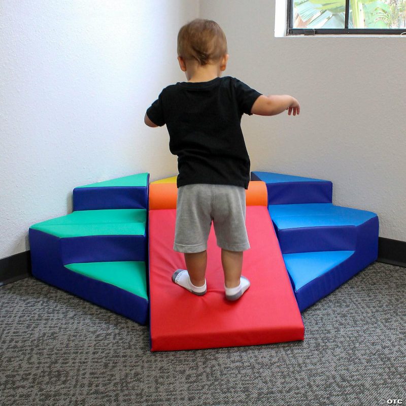 Indoor Active Play | Softscape Step Up And Slide Corner Climber – Assorted Active Play Indoor Active Play