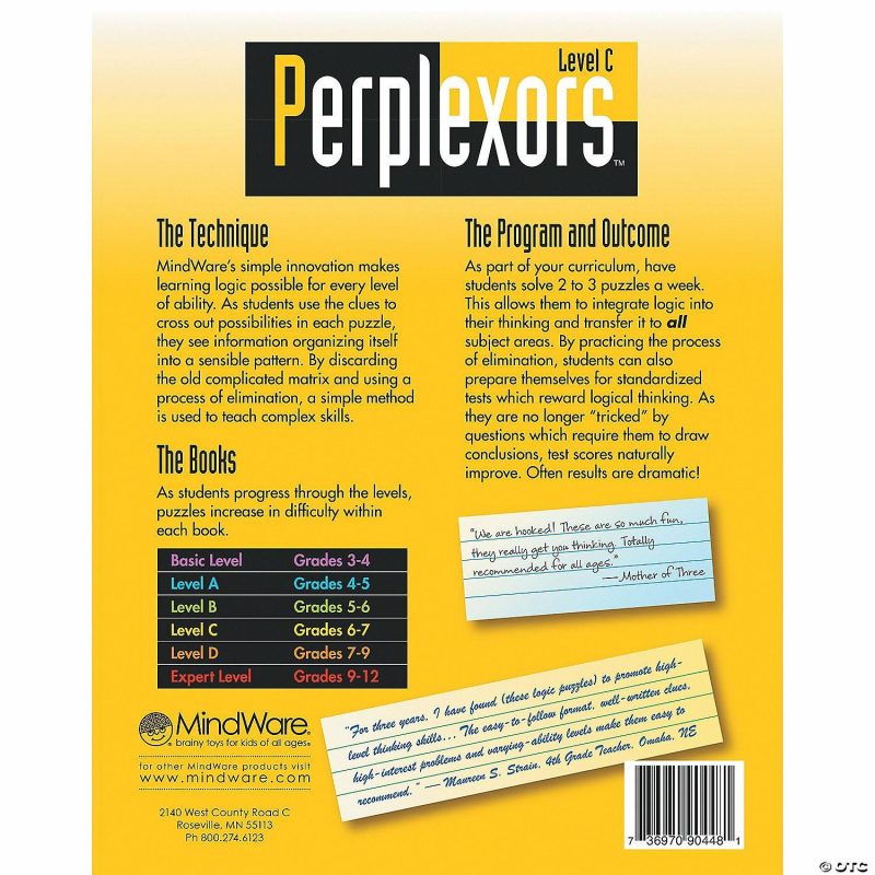 Logic Brain Teasers | Perplexors: Level C Brain Teasers & Puzzles Logic Brain Teasers