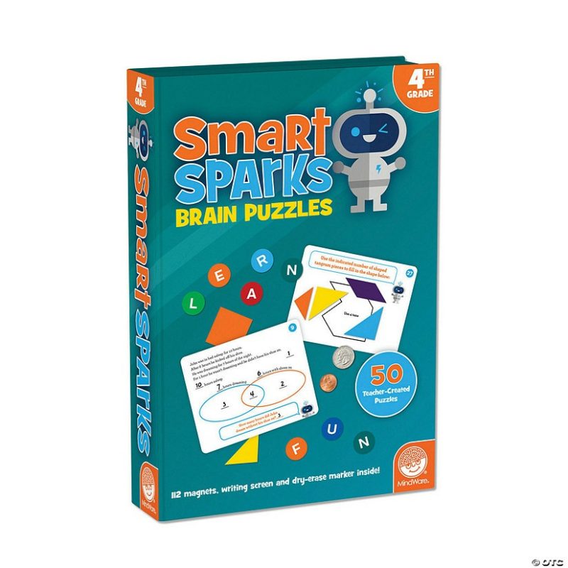 Logic Brain Teasers | Smart Sparks Brainy Puzzles: Grade 4 Brain Teasers & Puzzles Logic Brain Teasers