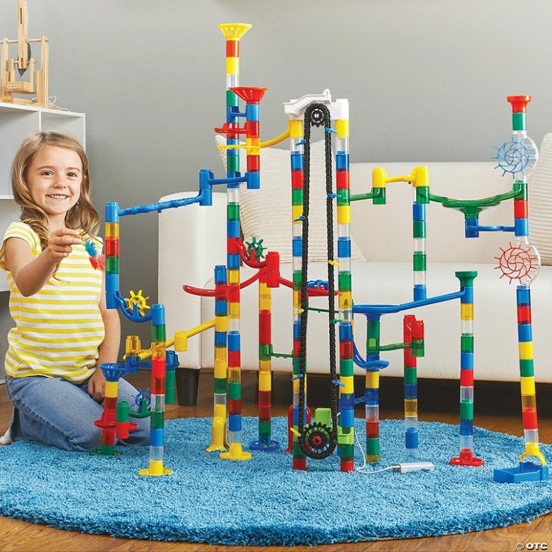 Machines & Models | 215 Piece Mega Marble Run With Motorized Marble Elevator Building Sets Machines & Models