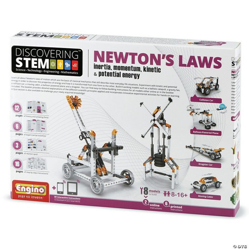 Machines & Models | Stem Newton’s Laws Engineering Kit Building Sets Machines & Models