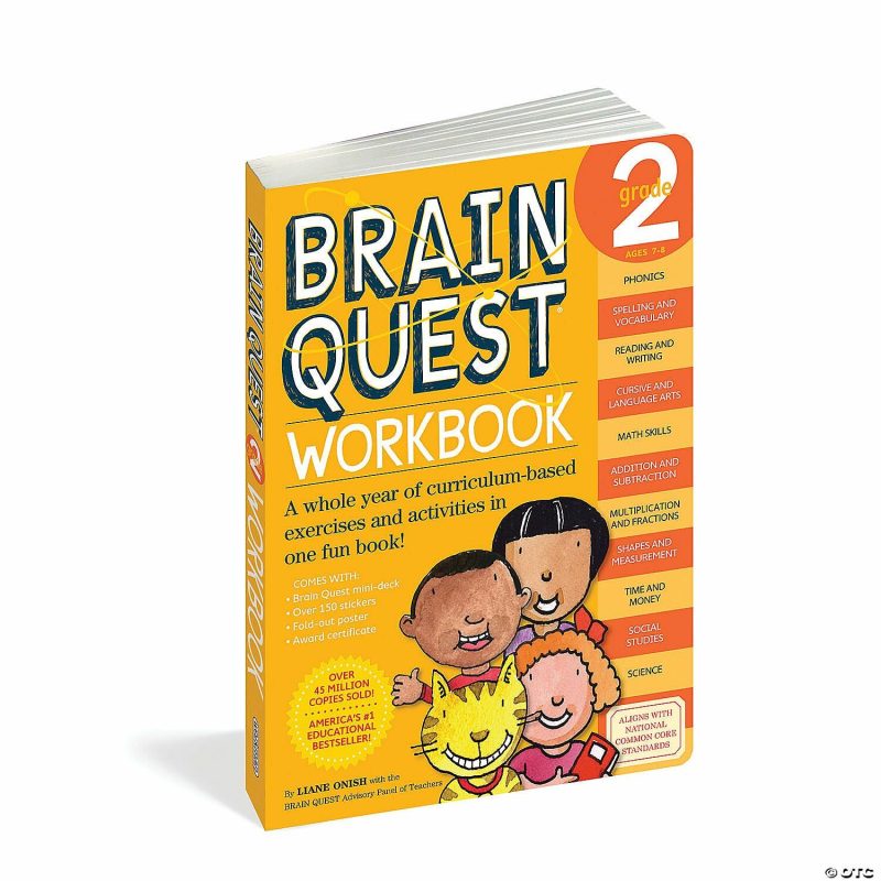 Math Skill-Builders | Brain Quest Workbook: Grade 2 Brain Teasers & Puzzles Math Skill-Builders