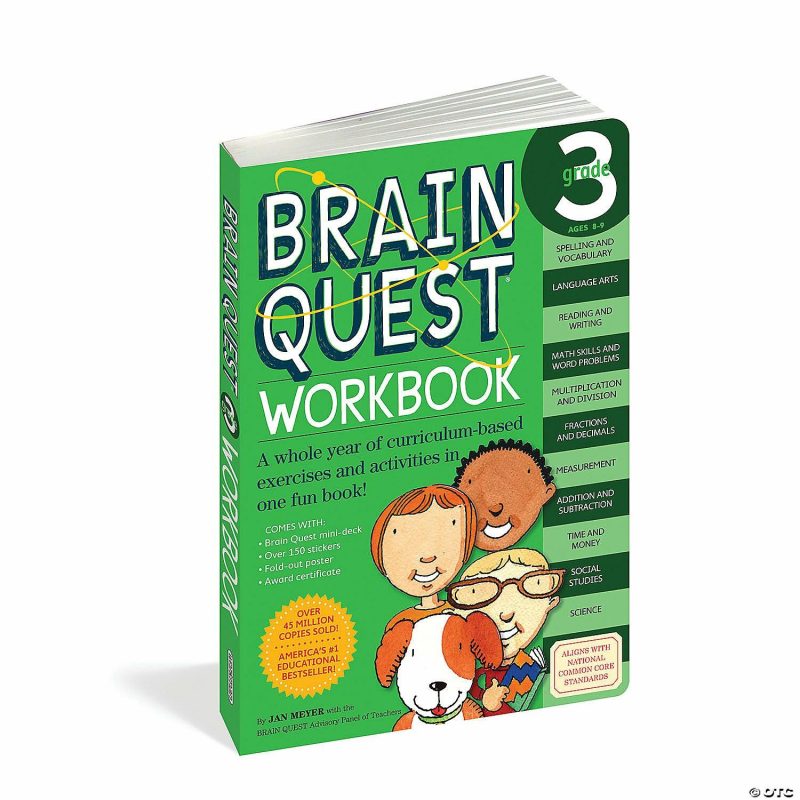 Math Skill-Builders | Brain Quest Workbook: Grade 3 Brain Teasers & Puzzles Math Skill-Builders