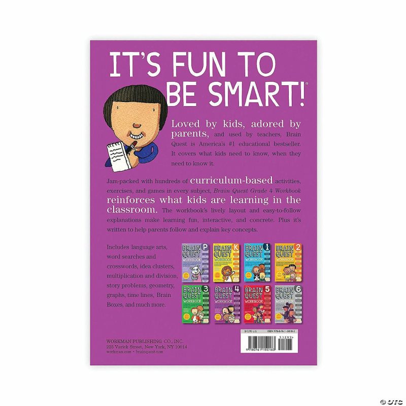 Math Skill-Builders | Brain Quest Workbook: Grade 4 Brain Teasers & Puzzles Math Skill-Builders