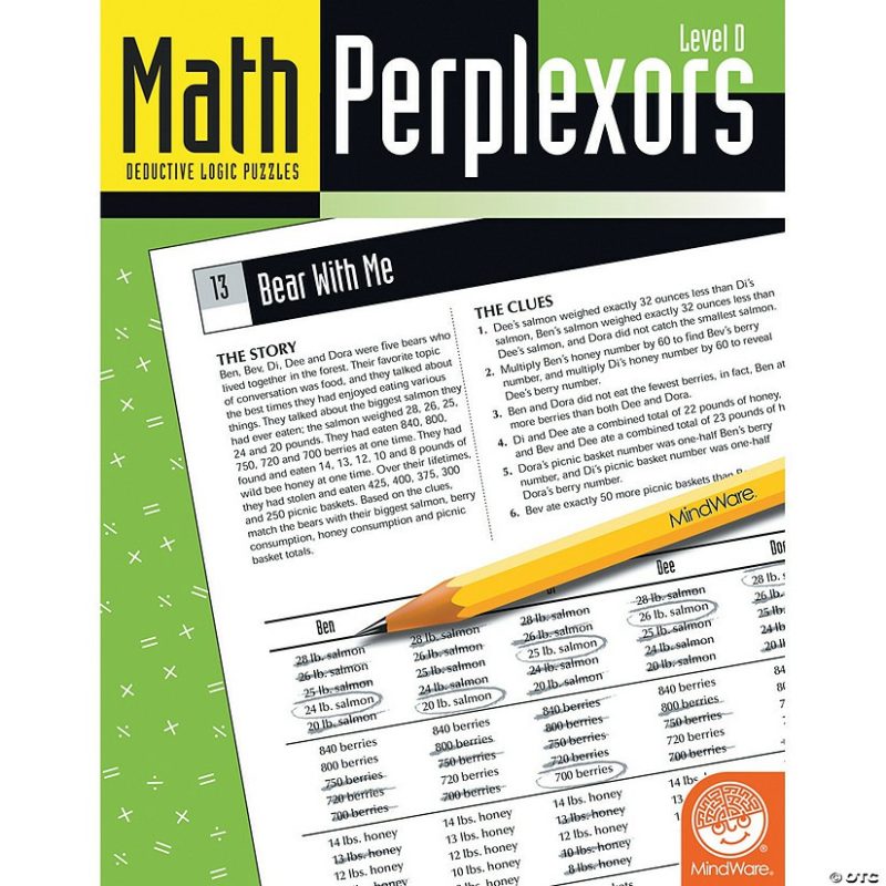 Math Skill-Builders | Math Perplexors: Level D Brain Teasers & Puzzles Math Skill-Builders