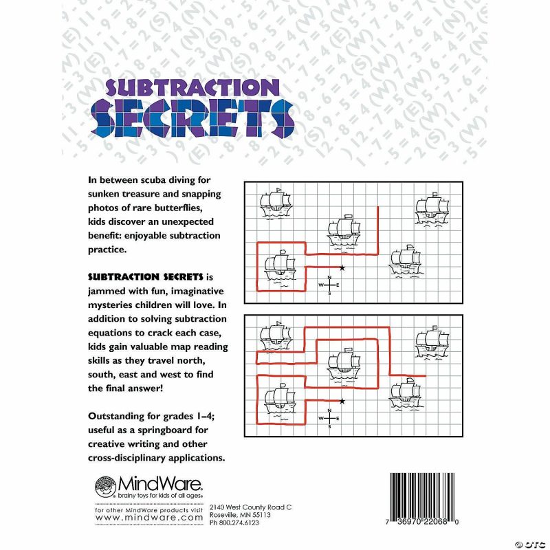 Math Skill-Builders | Subtraction Secrets Brain Teasers & Puzzles Math Skill-Builders