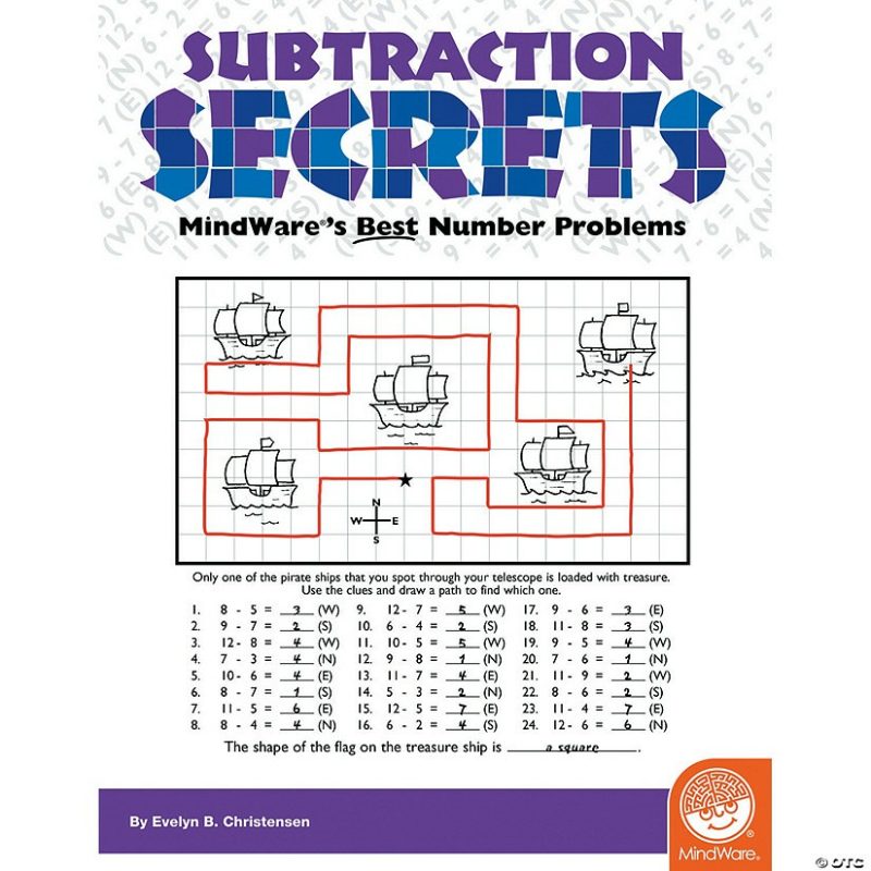 Math Skill-Builders | Subtraction Secrets Brain Teasers & Puzzles Math Skill-Builders