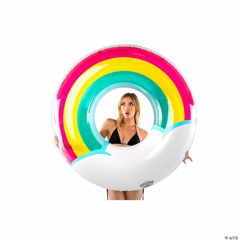 Outdoor Play | Bigmouth: Rainbow Ring Pool Float Active Play Outdoor Play