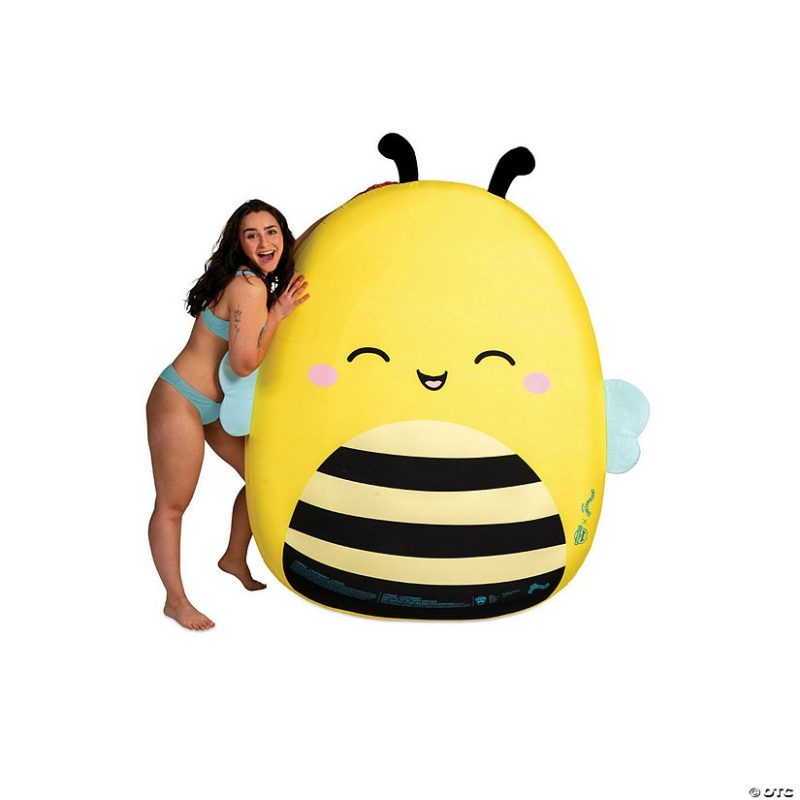 Outdoor Play | Bigmouth X Squishmallows Sunny The Bee Fabric Pool Float Active Play Outdoor Play