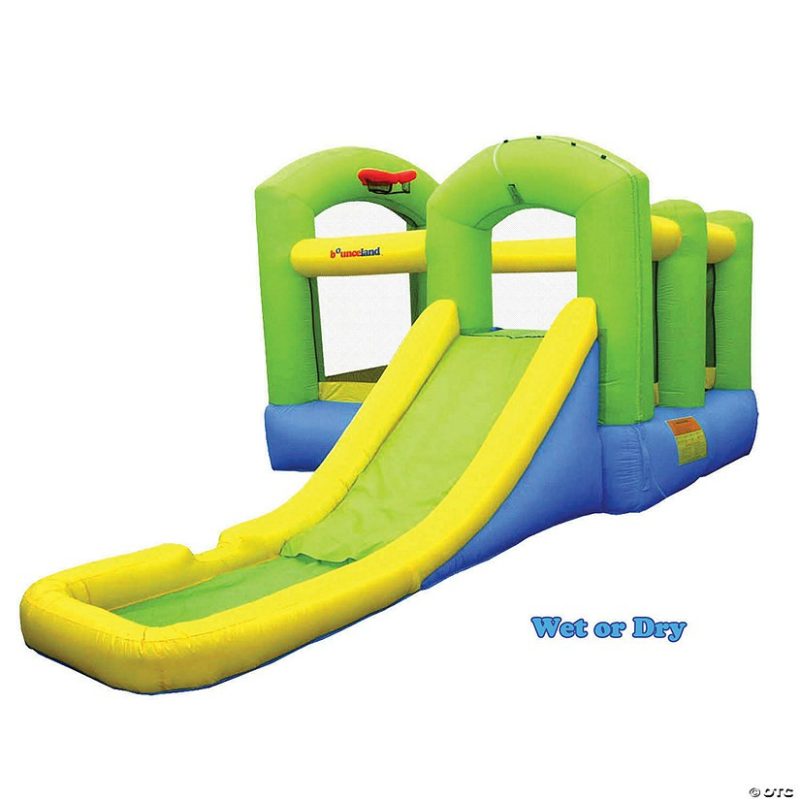 Outdoor Play | Bounceland Bounce ‘N Splash Island Bounce House Inflatable Active Play Outdoor Play