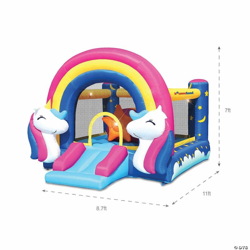 Outdoor Play | Bounceland Fantasy Bounce House With Lights & Sound Interaction Active Play Outdoor Play