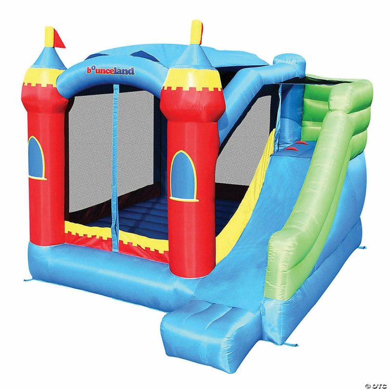 Outdoor Play | Bounceland Royal Palace Bounce House With Slide Active Play Outdoor Play