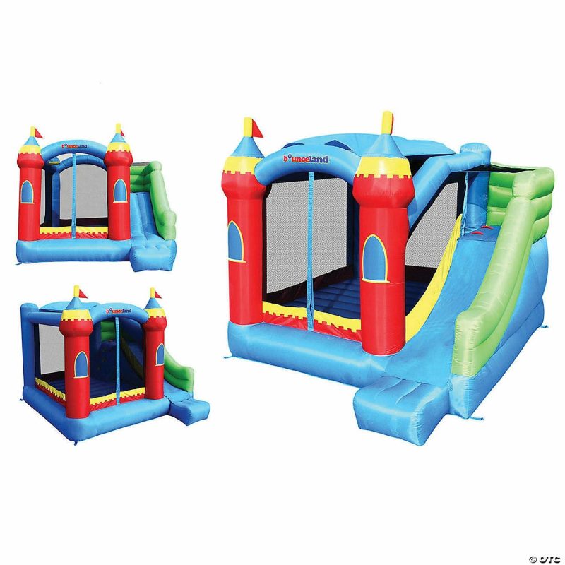 Outdoor Play | Bounceland Royal Palace Bounce House With Slide Active Play Outdoor Play