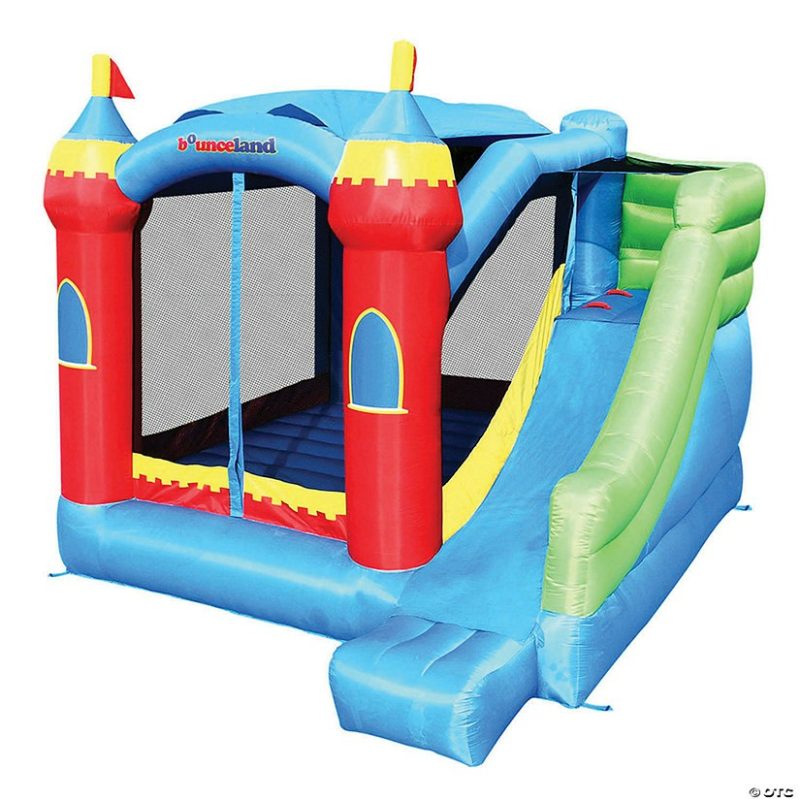 Outdoor Play | Bounceland Royal Palace Bounce House With Slide Active Play Outdoor Play