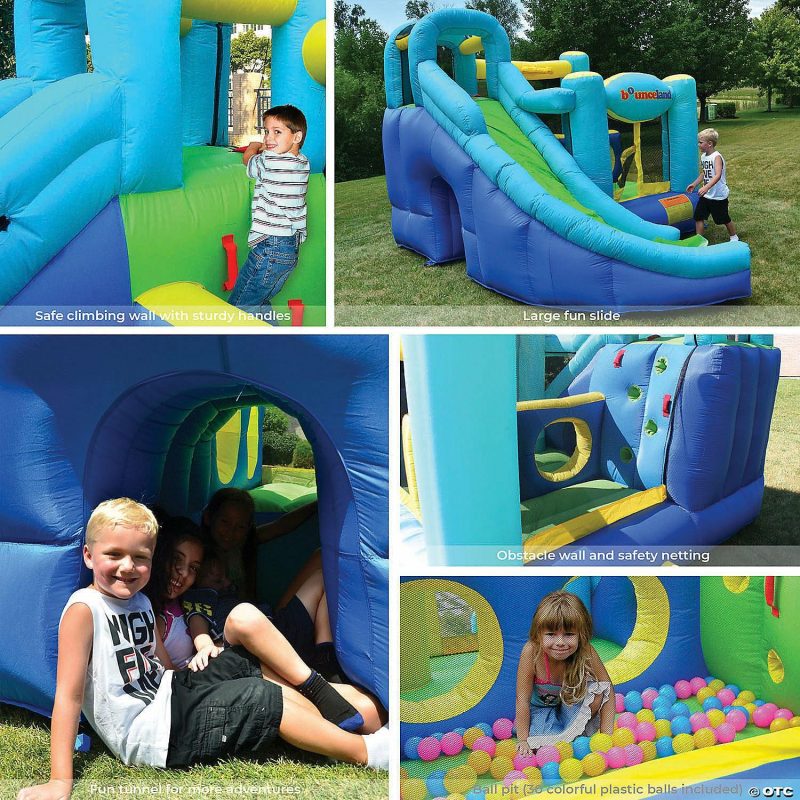 Outdoor Play | Bounceland Ultimate Combo Inflatable Bounce House And Ball Pit Active Play Outdoor Play