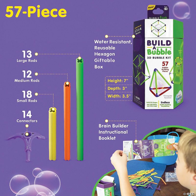 Outdoor Play | Build-A-Bubble Geometric 3D Bubble Kit Active Play Outdoor Play