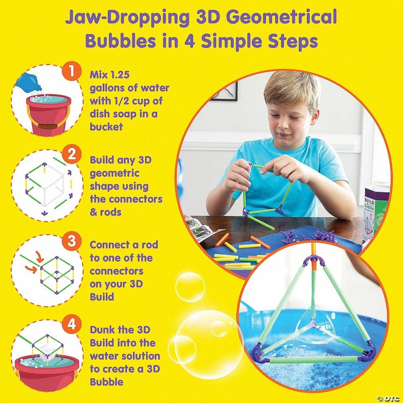 Outdoor Play | Build-A-Bubble Geometric 3D Bubble Kit Active Play Outdoor Play