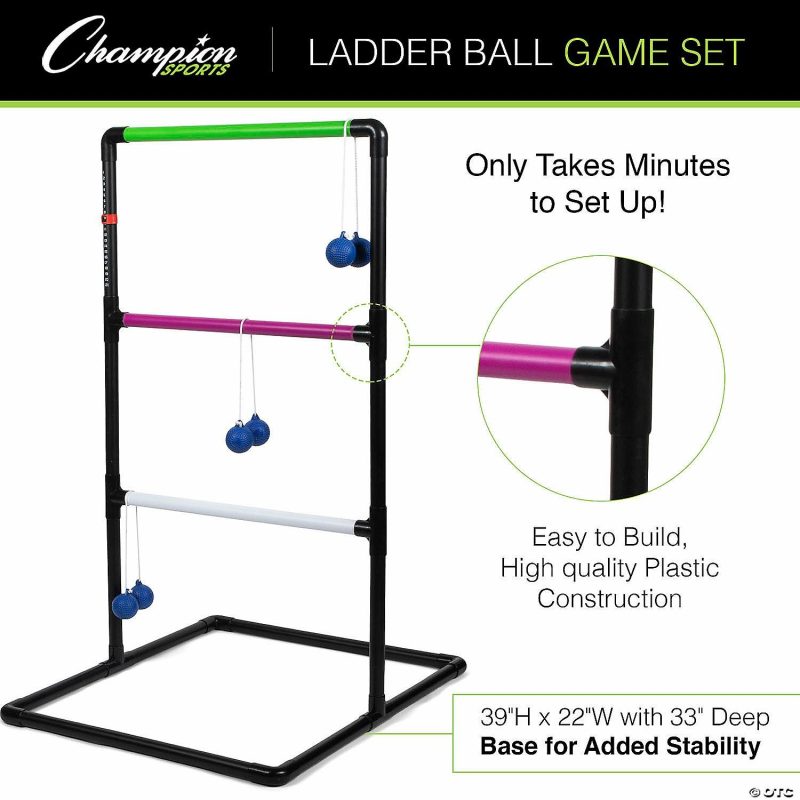 Outdoor Play | Champion Sports Ladder Ball Game Set Active Play Outdoor Play