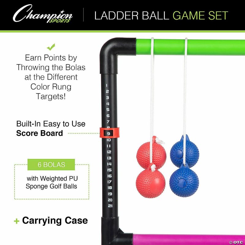 Outdoor Play | Champion Sports Ladder Ball Game Set Active Play Outdoor Play