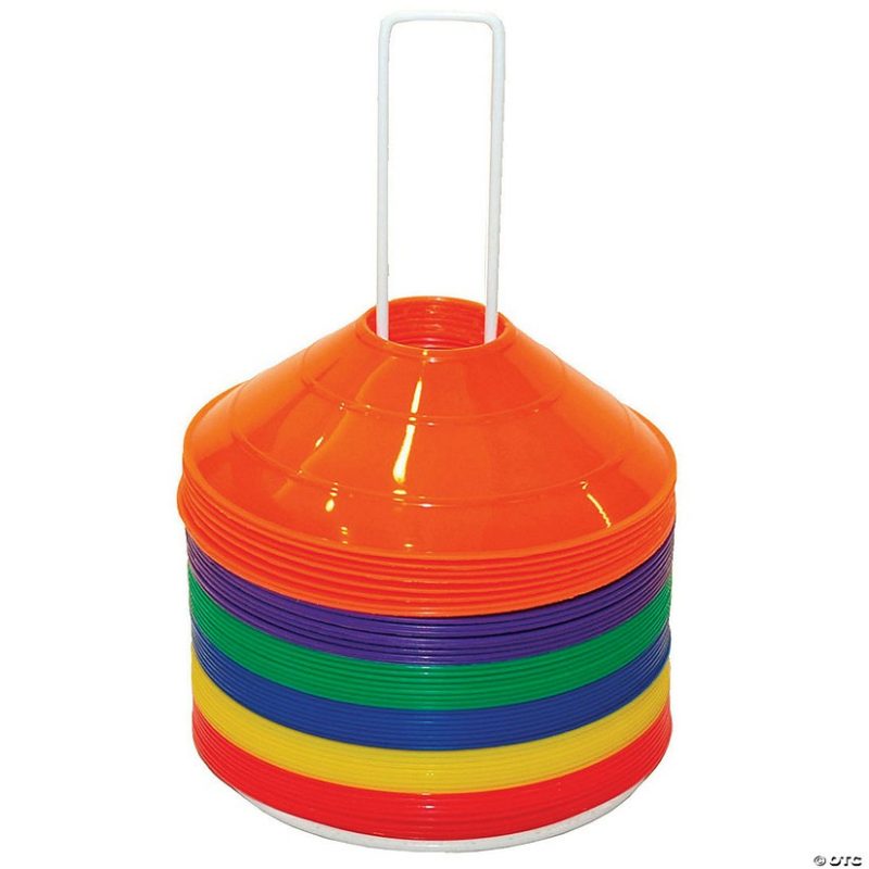 Outdoor Play | Champion Sports Saucer Field Cone Set, Set Of 48 Active Play Outdoor Play