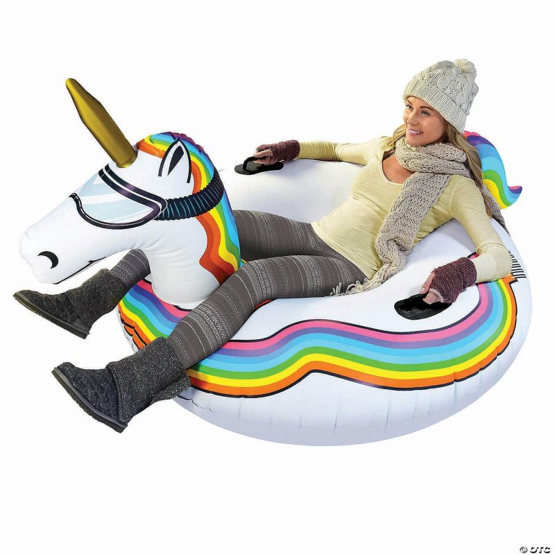 Outdoor Play | Gofloats: Winter Snow Tube Unicorn – The Ultimate Sled & Toboggan Active Play Outdoor Play