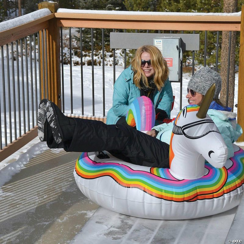 Outdoor Play | Gofloats: Winter Snow Tube Unicorn – The Ultimate Sled & Toboggan Active Play Outdoor Play