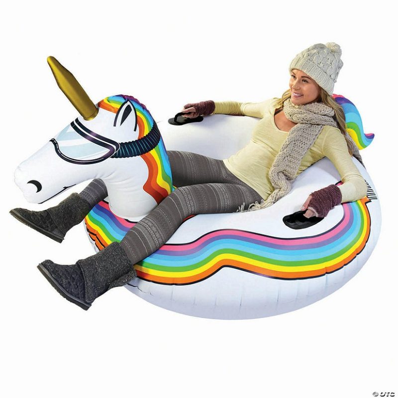 Outdoor Play | Gofloats: Winter Snow Tube Unicorn – The Ultimate Sled & Toboggan Active Play Outdoor Play