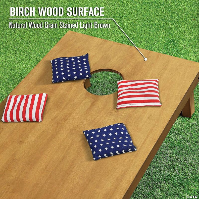 Outdoor Play | Gosports: 4’X2′ Regulation Size Wooden Cornhole Boards Set Active Play Outdoor Play